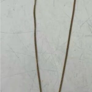 Gold Pendant Necklace with CD Logo dior